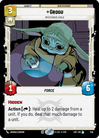 Grogu (748) - Mysterious Child (Foil) (748) [Legends of the Force]