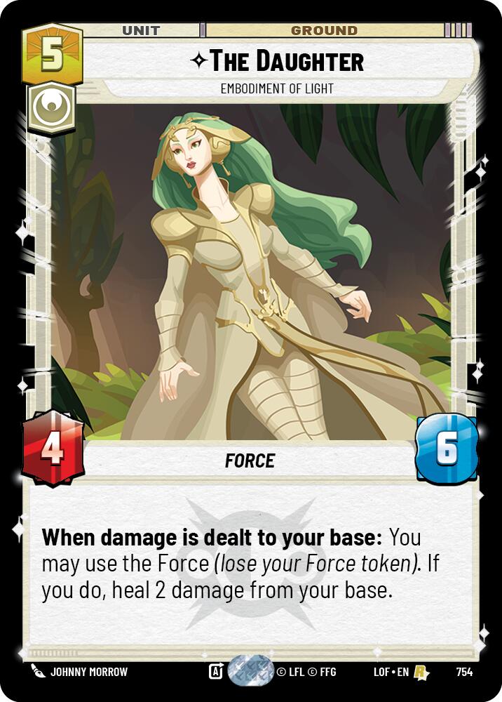 The Daughter (754) - Embodiment of Light (Foil) (754) [Legends of the Force]