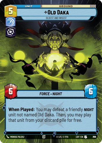 Old Daka (776) - Oldest and Wisest (Hyperspace Foil) (776) [Legends of the Force]