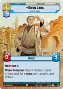 Owen Lars (797) - Devoted Uncle (Hyperspace Foil) (797) [Legends of the Force]