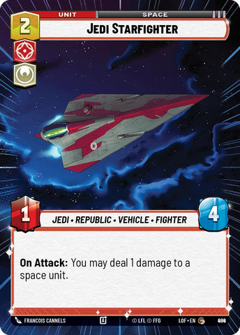 Jedi Starfighter (884) (Hyperspace Foil) (884) [Legends of the Force]