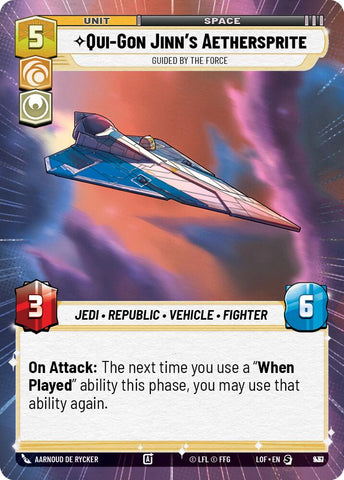 Qui-Gon Jinn's Aethersprite (937) - Guided by the Force (Hyperspace Foil) (937) [Legends of the Force]