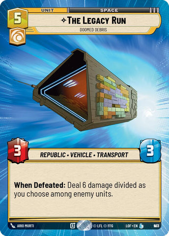 The Legacy Run (953) - Doomed Debris (Hyperspace Foil) (953) [Legends of the Force]