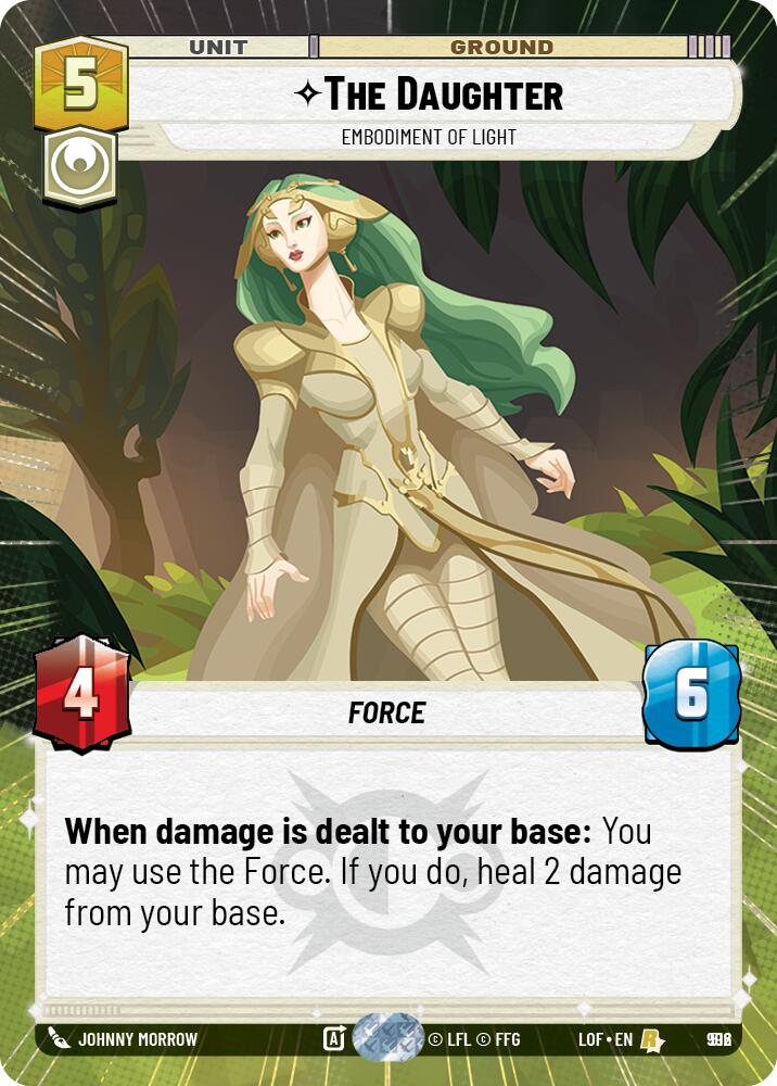 The Daughter (992) - Embodiment of Light (Hyperspace Foil) (992) [Legends of the Force]