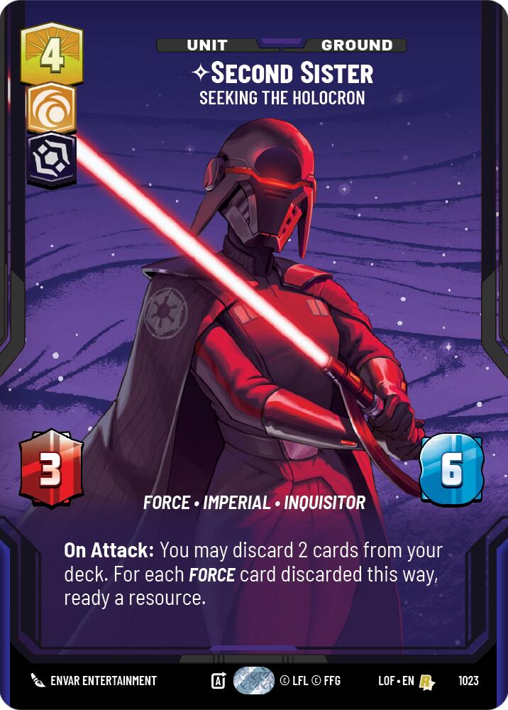 Second Sister (1023) - Seeking the Holocron (Prestige) (1023) [Legends of the Force]