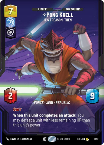 Pong Krell (1028) - It's Treason, Then (Prestige) (1028) [Legends of the Force]