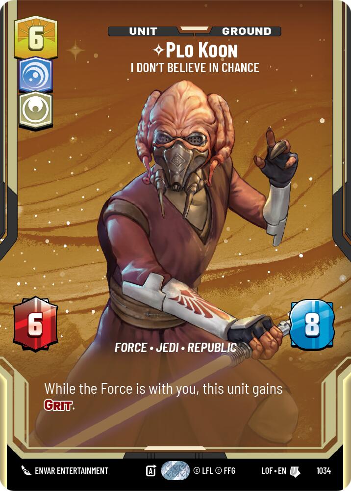 Plo Koon (1034) - I Don't Believe in Chance (Prestige) (1034) [Legends of the Force]