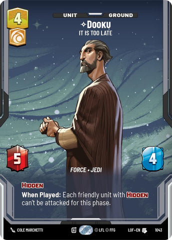 Dooku (1043) - It Is Too Late (Prestige) (1043) [Legends of the Force]