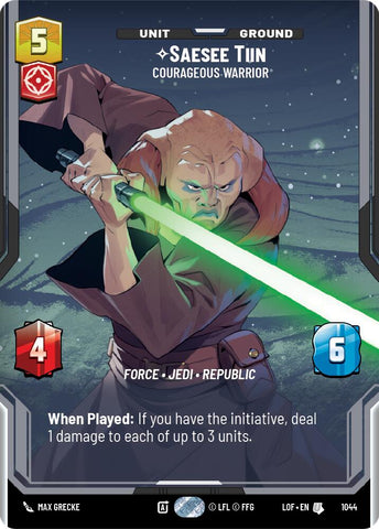 Saesee Tiin (1044) - Courageous Warrior (Prestige) (1044) [Legends of the Force]