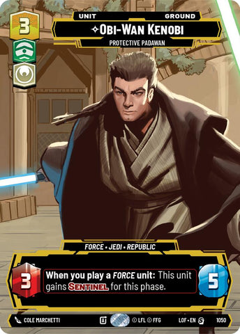 Obi-Wan Kenobi (1050) - Protective Padawan (Prestige) (1050) [Legends of the Force]