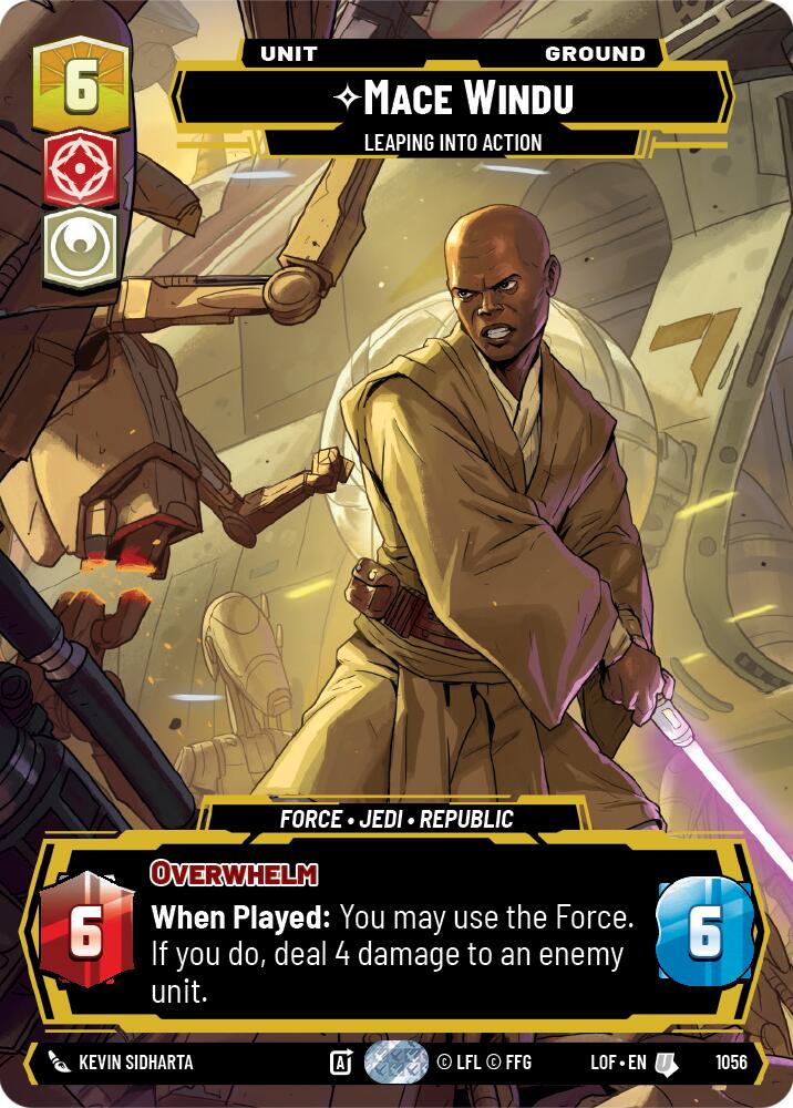 Mace Windu (1056) - Leaping into Action (Prestige) (1056) [Legends of the Force]
