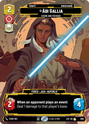 Adi Gallia (1060) - Stern and Focused (Prestige) (1060) [Legends of the Force]
