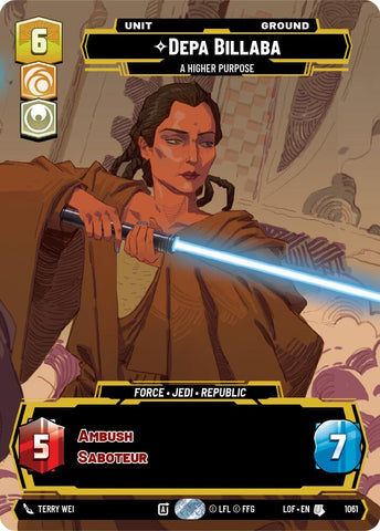Depa Billaba (1061) - A Higher Purpose (Prestige) (1061) [Legends of the Force]