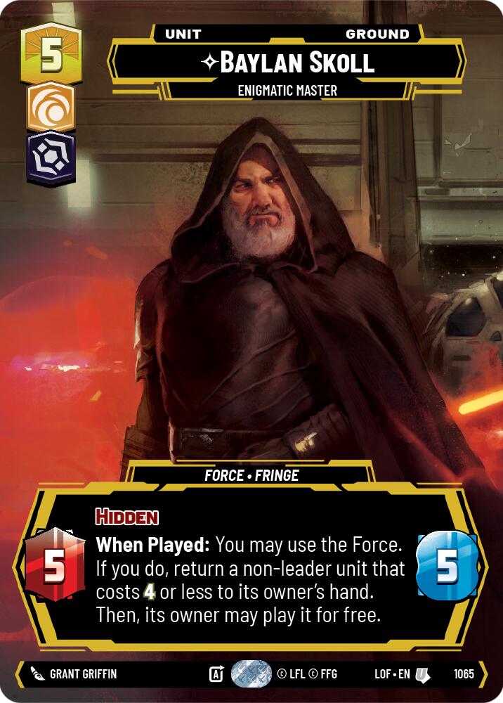 Baylan Skoll (1065) - Enigmatic Master (Prestige) (1065) [Legends of the Force]