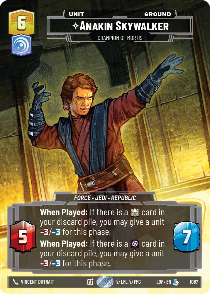 Anakin Skywalker (1067) - Champion of Mortis (Prestige) (1067) [Legends of the Force]