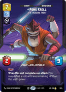 Pong Krell (1074) - It's Treason, Then (Prestige Foil) (1074) [Legends of the Force]