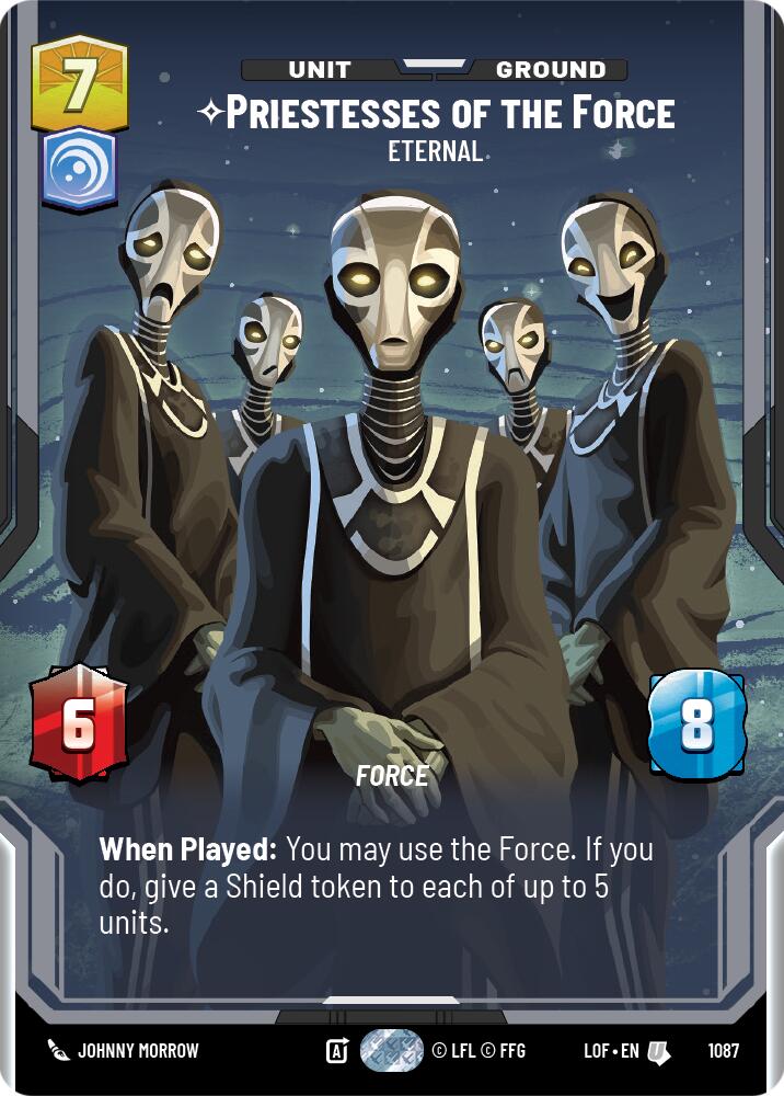 Priestesses of the Force (1087) - Eternal (Prestige Foil) (1087) [Legends of the Force]