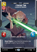 Saesee Tiin (1090) - Courageous Warrior (Prestige Foil) (1090) [Legends of the Force]