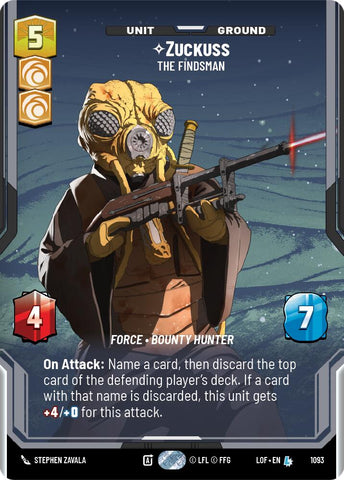Zuckuss (1093) - The Findsman (Prestige Foil) (1093) [Legends of the Force]