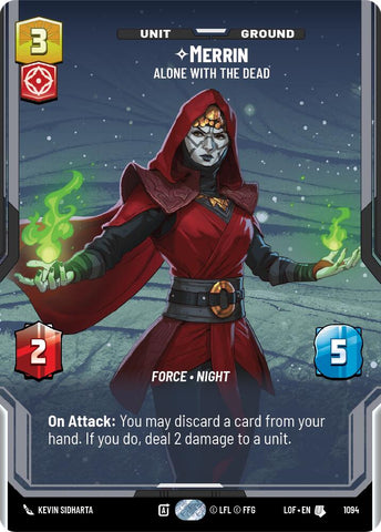 Merrin (1094) - Alone with the Dead (Prestige Foil) (1094) [Legends of the Force]