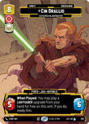 Cin Drallig (1105) - Esteemed Blademaster (Prestige Foil) (1105) [Legends of the Force]