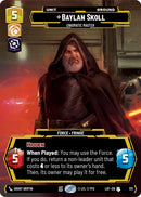 Baylan Skoll (1111) - Enigmatic Master (Prestige Foil) (1111) [Legends of the Force]