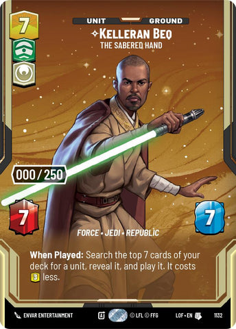 Kelleran Beq (1132) - The Sabered Hand (Serialized) (1132) [Legends of the Force]