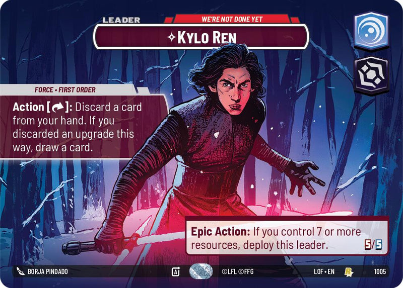 Kylo Ren (1005) - We're Not Done Yet (Showcase) (1005) [Legends of the Force]