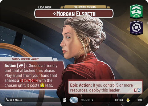 Morgan Elsbeth (1009) - Following the Call (Showcase) (1009) [Legends of the Force]