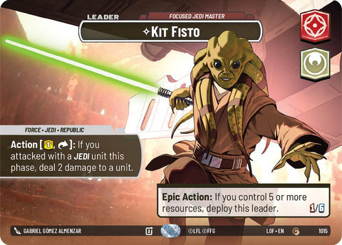 Kit Fisto (1015) - Focused Jedi Master (Showcase) (1015) [Legends of the Force]