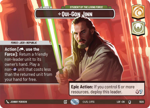 Qui-Gon Jinn (1020) - Student of the Living Force (Showcase) (1020) [Legends of the Force]