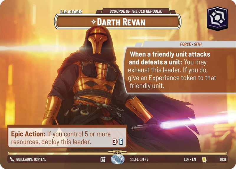 Darth Revan (1021) - Scourge of the Old Republic (Showcase) (1021) [Legends of the Force]