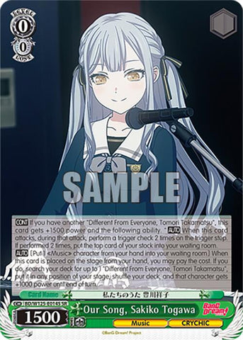 Our Song, Sakiko Togawa (BD/W125-E014S SR) [MyGO!!!!! x Ave Mujica]