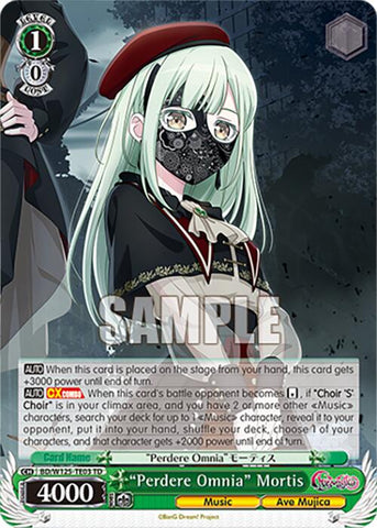 Perdere Omnia Mortis (BD/W125-TE03) [MyGO!!!!! x Ave Mujica]