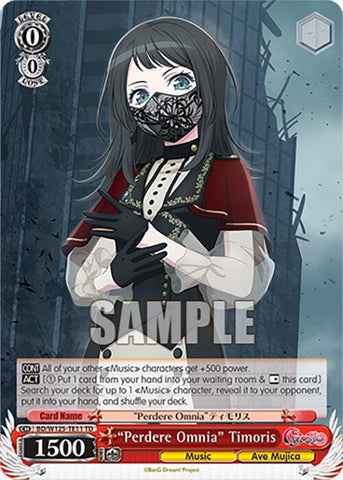 Perdere Omnia Timoris (BD/W125-TE11) [MyGO!!!!! x Ave Mujica]