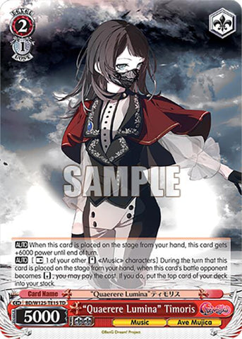 Quaerere Lumina Timoris (BD/W125-TE15) [MyGO!!!!! x Ave Mujica]