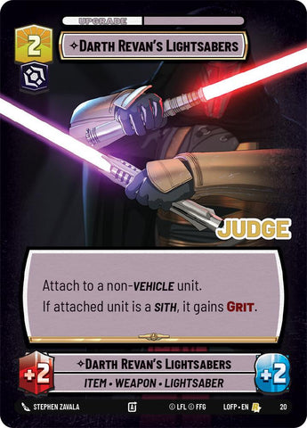 Darth Revan's Lightsabers (20) (20) [Judge Promos]