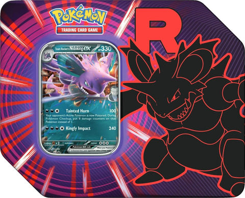 Team Rocket Tin (Team Rocket's Nidoking ex)