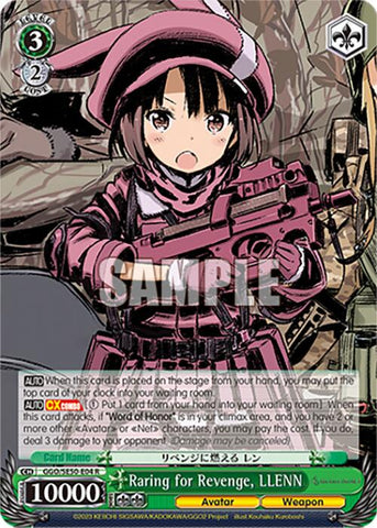 Raring for Revenge, LLENN (GGO/SE50-E04 R) [SAO Alternative–Gun Gale Online–2 Premium Booster]