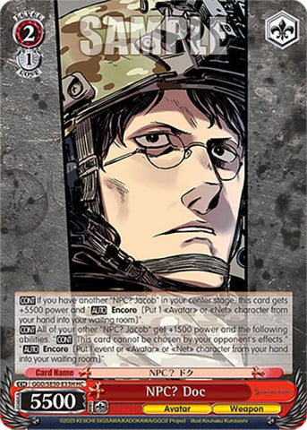 NPC? Doc (GGO/SE50-E33H HC) [SAO Alternative–Gun Gale Online–2 Premium Booster]