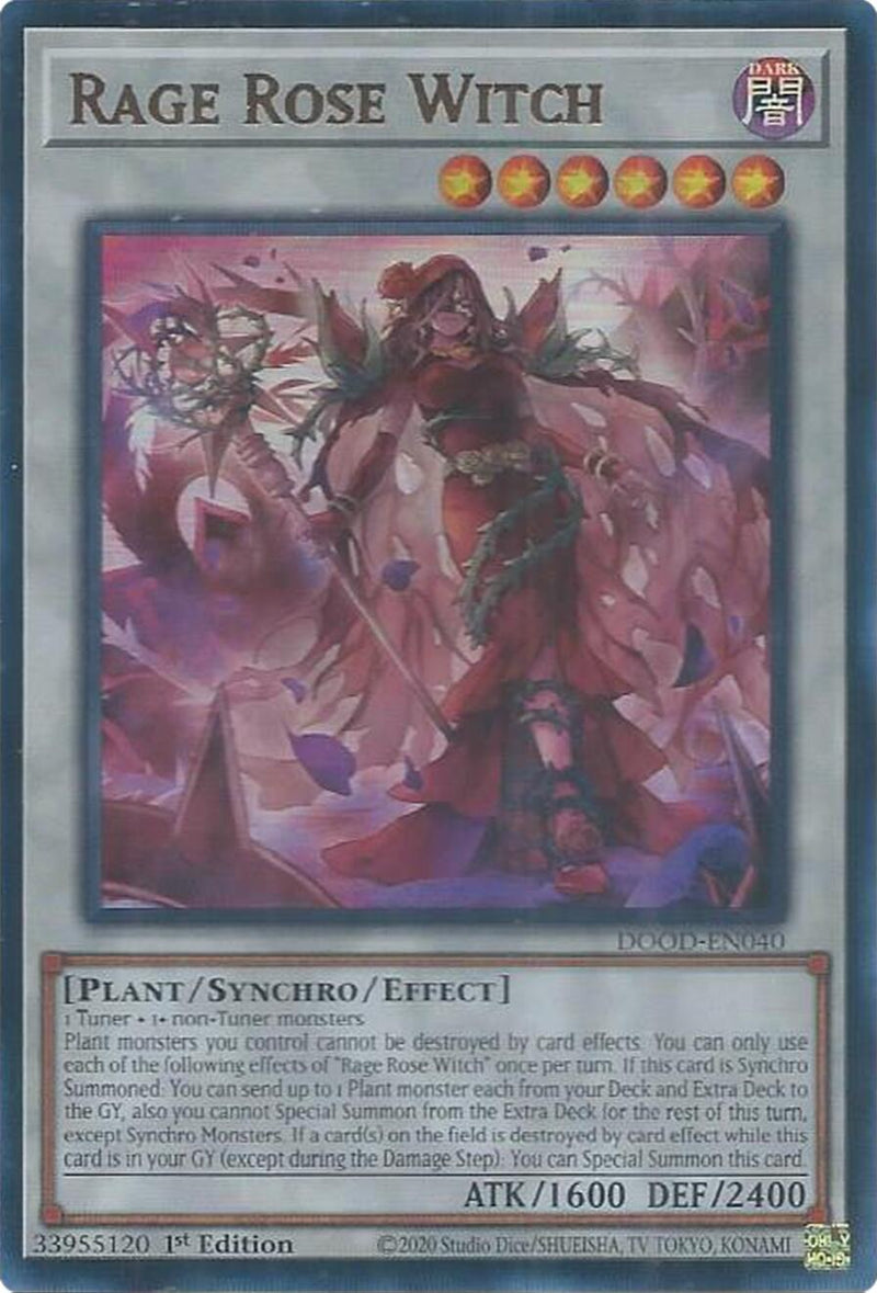 Rage Rose Witch [DOOD-EN040] Ultra Rare