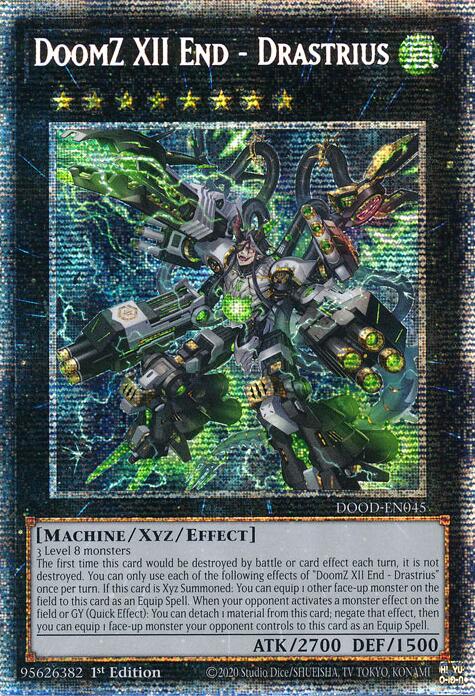 DoomZ XII End - Drastrius (Starlight Rare) [DOOD-EN045] Starlight Rare