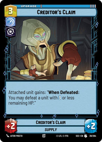 Creditor's Claim (39/264) (39/264) [Secrets of Power]