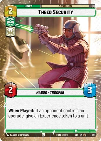 Theed Security (851) (Hyperspace Foil) (851) [Secrets of Power]