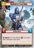 Warrior of Clan Ordo (920) (Hyperspace Foil) (920) [Secrets of Power]
