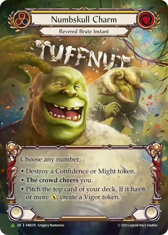 Numbskull Charm [FAB370] (Super Slam)  Cold Foil