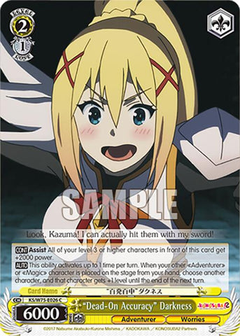 "Dead-On Accuracy" Darkness [KONOSUBA -God's blessing on this wonderful world! Re:Edit]
