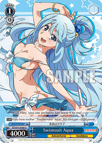 Swimsuit Aqua [KONOSUBA -God's blessing on this wonderful world! Re:Edit]