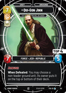 Qui-Gon Jinn - The Negotiations Will Be Short (Top 4) (66) (66) [Sector and Regional Promos: Season 1]