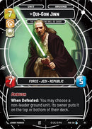 Qui-Gon Jinn - The Negotiations Will Be Short (64) (64) [Sector and Regional Promos: Season 1]